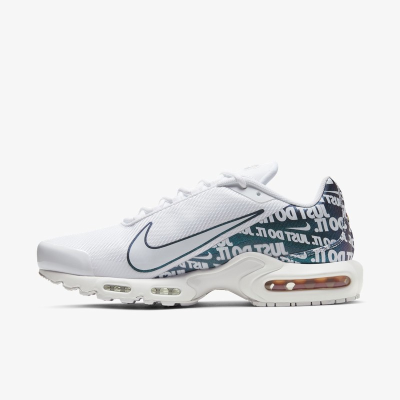 Air max plus cheap just do it white